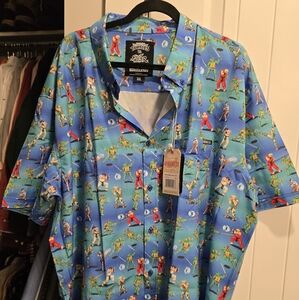 RSVLTS "Battle of the Bits" TMNT vs Street Fighter Shirt NWT